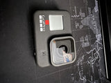 GoPro HERO 8 action camera in black with front lens and small display