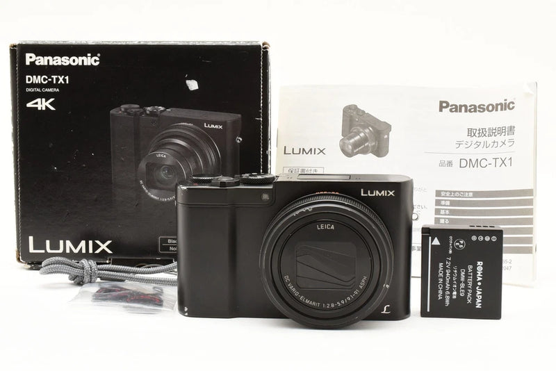 Panasonic Lumix DMC-TX1 Black 20.1MP Compact Camera Junk For Parts or Repair