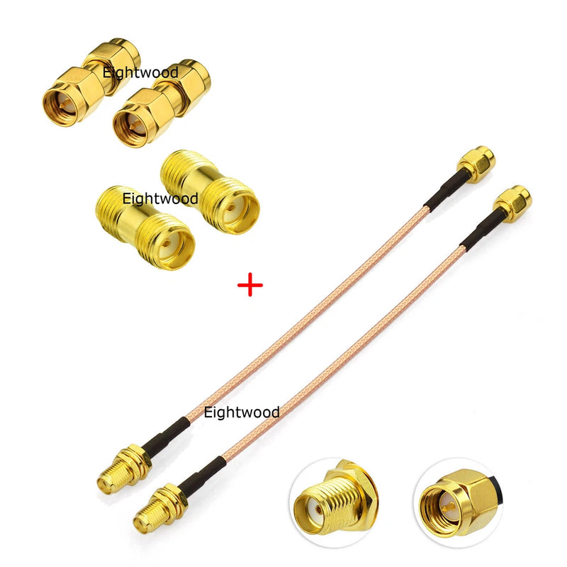 SMA Kit Antenna Wire Jumper SMA Male Female FPV Antenna Extender Cable & Adapter