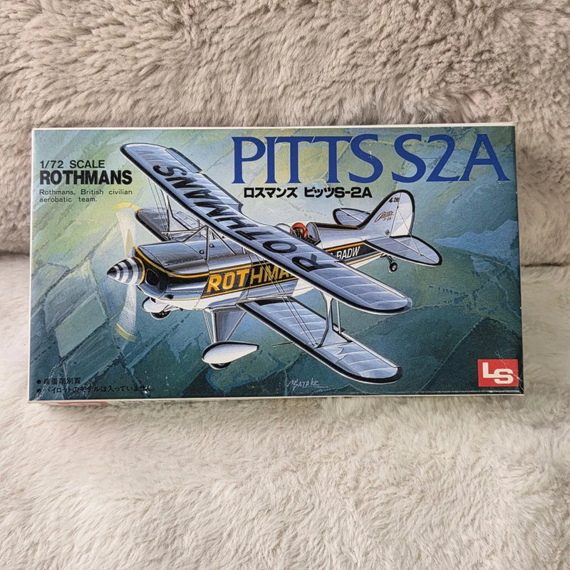 LS 1/72 Scale Pitts S2A Rothmans Biplane Model Kit A191 Open Box Sealed Parts