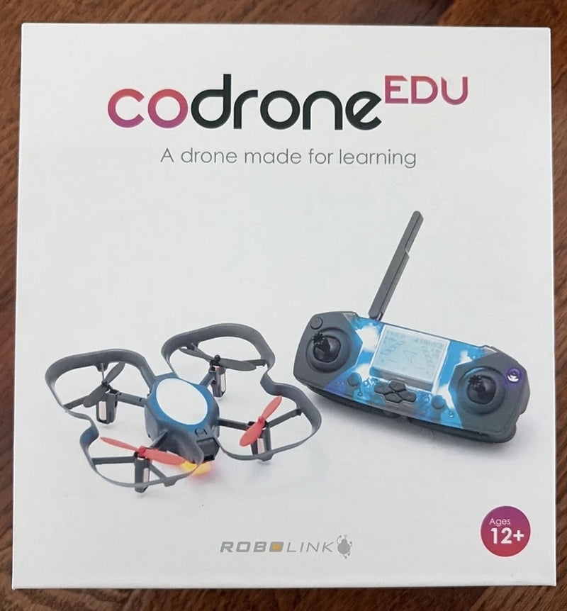 CoDrone EDU programmable learning drone kit box with quadcopter and controller