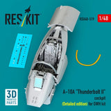 1/48 A-10A Detailed Cockpit Resin Aircraft Upgrade Set ResKit RSU48-0519