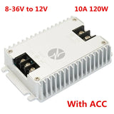 High performance car regulator 8-36V to 12V 10A 120W power converter with ACC