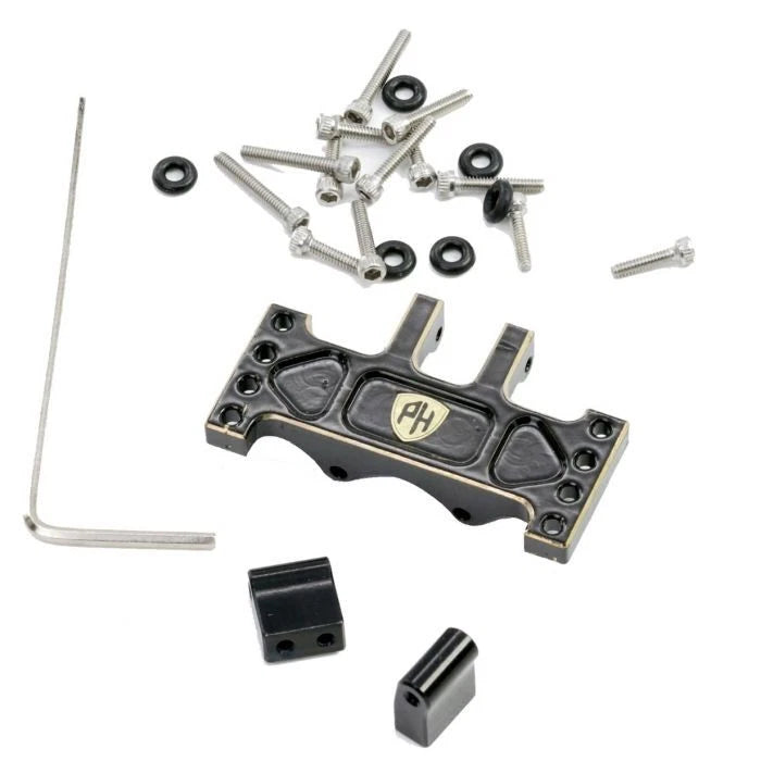 Powerhobby SCX24 Adjustable Brass Servo Mount for Reefs Emaxx 59MG BSCX24128