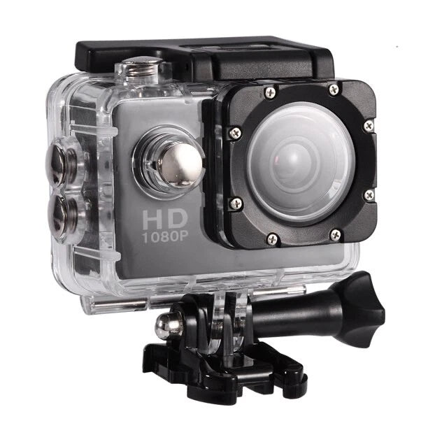 Full 1080p HD Sports Action Camera DVR DV Waterproof Camcorder Micro SD?(Black)