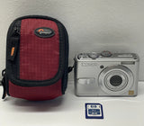 Panasonic Digital Camera Lumix DMC-LS70 7.2MP Silver 2gb Card And Case Tested