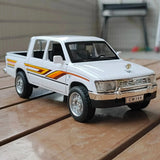 1:32 Toyota Hilux Off-Road Pickup Diecast Model Car w/ Sound Light Pull-Back Toy
