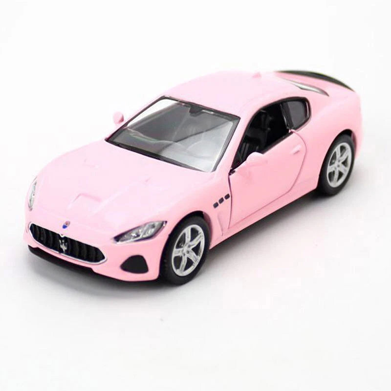 1/36 Scale Maserati GranTurismo MC Model Toy Car Alloy Diecast Toy Vehicle Pink