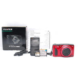 Fujifilm FinePix F1000EXR Red Compact Digital Camera Tested Working Japan