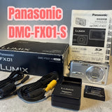 Panasonic LUMIX DMC-FX01-S Compact Digital Camera Silver From Japan