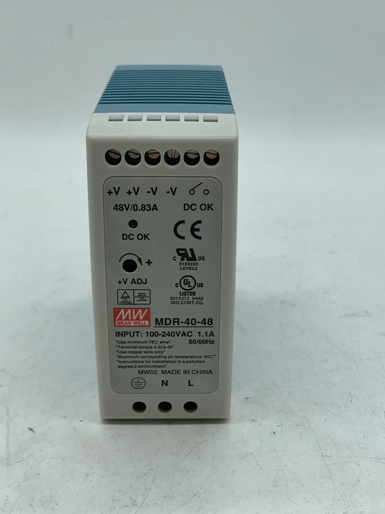 Mean Well MDR-40-48 100-240VAC Input Power Supply ~ FREE SHIPPING