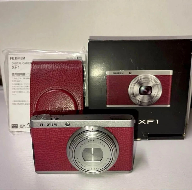 FUJIFILM X Series XF1 12.0MP Compact Digital Camera Red 90%