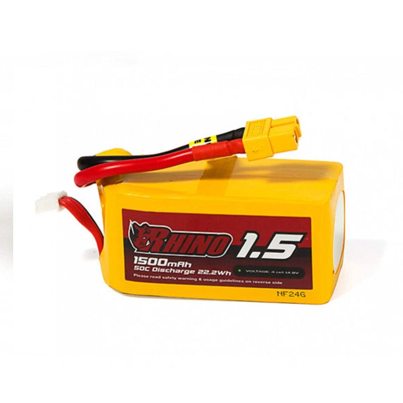 Rhino 1500mAh 4s 50c LiPo Battery XT60