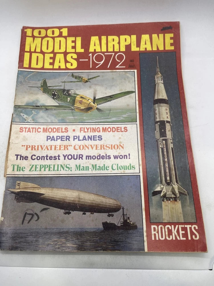 1001 Model Airplane Ideas 1972 Annual Rockets Zeppelins Delta Magazines