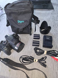 Panasonic Lumix DMCFZ35 Digital video Camera Leica 2 Battery Charger Cables Case