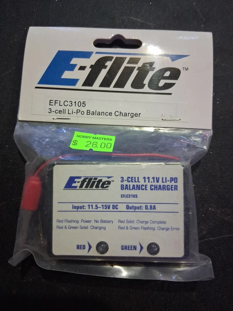 E-Flite EFLC3105 3-Cell Li-Po Balance Charger ? Battery