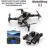 Drone Pliant 4K avec Cam¨¦ra, GPS, ?vitement d'Obstacles & T¨¦l¨¦commande WiFi