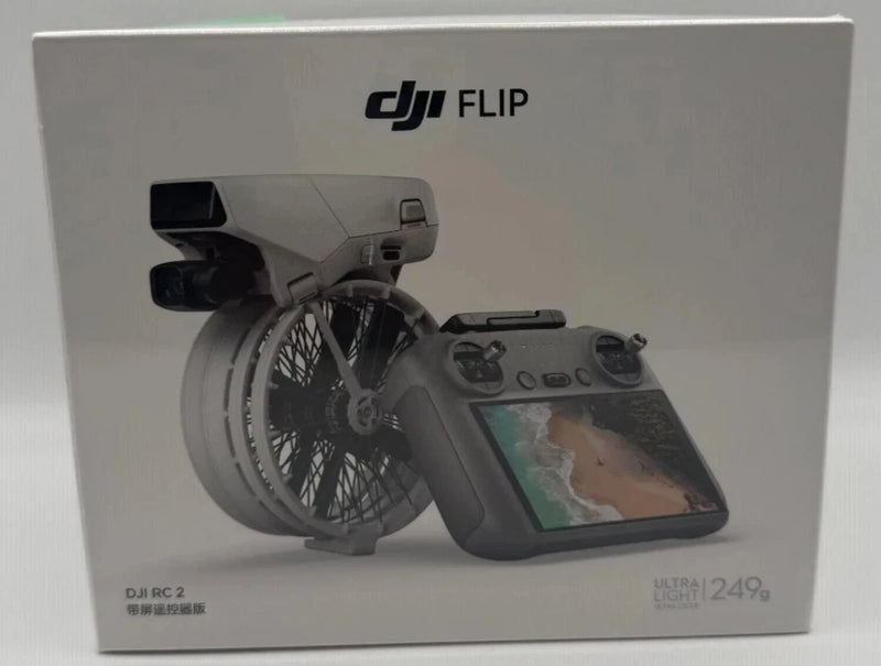 DJI Flip Fly More Combo Camera Drone (3 Bastteries) + DJI RC 2 -No Tariffs In US