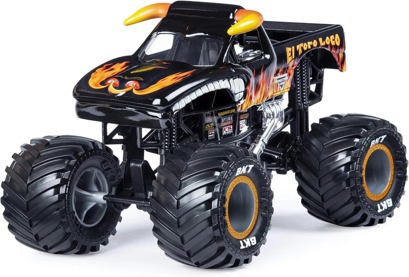 Monster Jam True Metal Realistic El Toro Loco Monster Truck Scale 1:24 Car Model