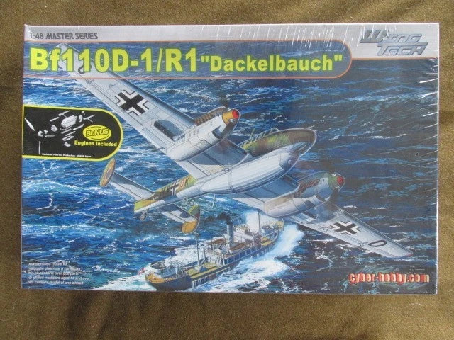 Cyber Hobby / Dragon #5556  Messerschmitt Bf110D-1/R1 "Dackelbauch" 1/48 Scale