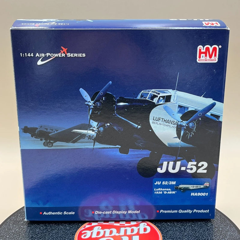 Hobby Master 1:144 JU-52/3M Lufthansa 1936 D-ABIK Diecast model HA9001