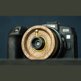 Focus Free Prime Wood Lens 55mm For Canon EF EFM Fuji X Nikon F M43 Mount Camera