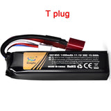 1 Pack 11.1V 1400mAh 30C Rechargeable Lipo battery for water gun Toy accessories Battery