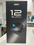 GoPro HERO12 Black action camera box with front product image and 12 BLACK branding