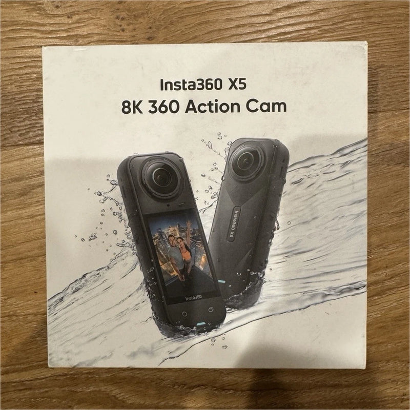 Insta360 X5 Insta360 X Series 8K 360 Action Camera 360 Degree Video Black 1x
