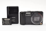 Panasonic LUMIX DMC-TZ30 Compact Camera Black Used with LCD Burn, Accessories In