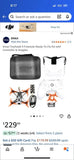 RC drone accessory kit with white case and mesh storage pouch