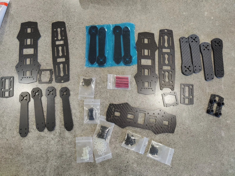 *LOT* ZMR 250mm FPV Racing Drone Frame  Black Carbon Fiber