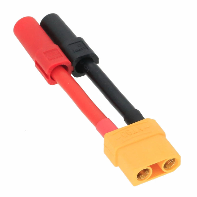 HXT150 Male+/Female- to XT90 Female cable 10AWG 5CM wire For RC Battery Toys FPV