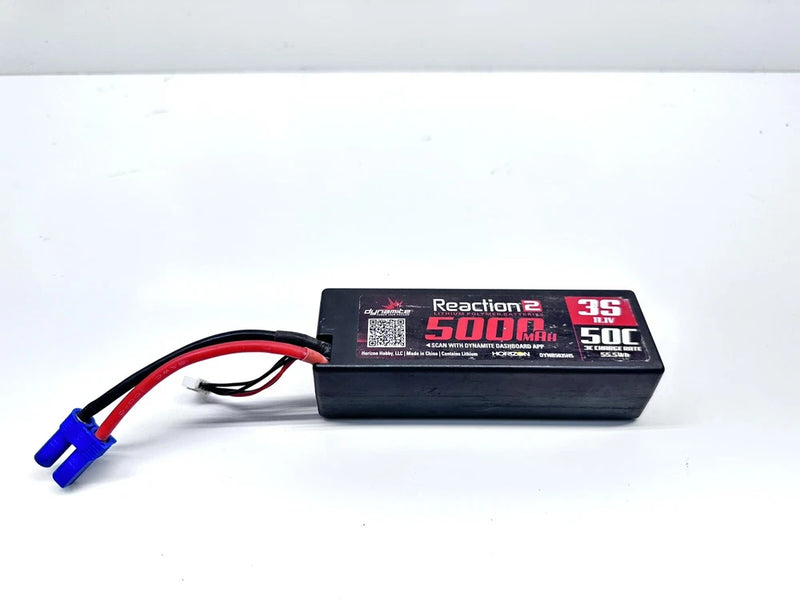 Dynamite Reaction2 5000Mah 30C 11.1V 3S LiPo W iC5 Connector (Read Ad!) #10527 Battery