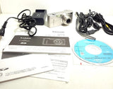 Panasonic Lumix DMC-FX1 Compact Digital Camera Silver with Charger Used From Jap