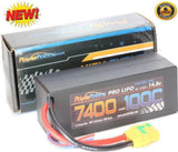 4S 14.8V 7400mAh 100C XT90 Hard Case Lipo Battery Powerhobby PHB4S7400100XT90 Battery
