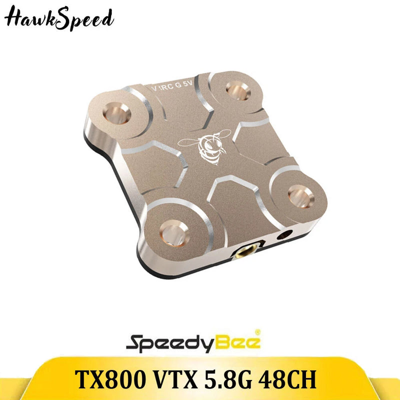 SpeedyBee TX800 VTX 5.8G FPV metal transmitter housing with antenna connector