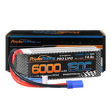 4S 14.8V 6000mAh 150C-300C EC5 Xtreme Lipo Battery Powerhobby PHB4S6000150EC5 Battery
