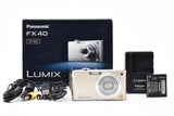 With Box Panasonic Panasonic Lumix DMC-FX40 Compact Digital Camera Camera #48-10