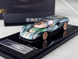GB Mirage 1:64 Green P72 Racing Sports Model Diecast Collect Car