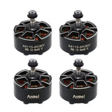 4Pcs Brushless Motor X4115 400/650KV 3-8S For 13/15/16in Propeller FPV RC Drone