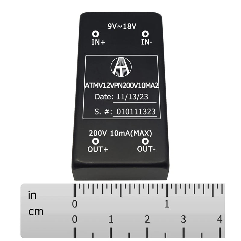 ATMV12VPN200V10MA2 4W Isolated DC-DC Power Module 12V Input ??200V 10mA Output