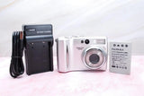 Nikon COOLPIX E5200 Silver Compact Digital Camera Tested Working Japan