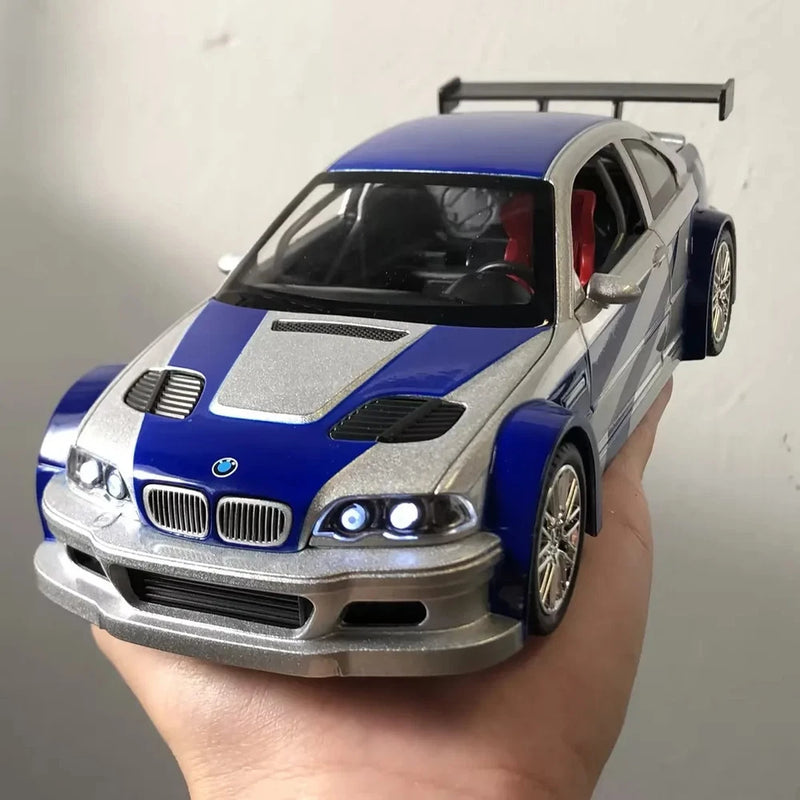 1:24  M3 GTR E46 Alloy Diecast Racing Car Model