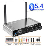 Bluetooth 5.4 Receiver Transmitter Support USB U-Disk Play Wireless Adapter AUX