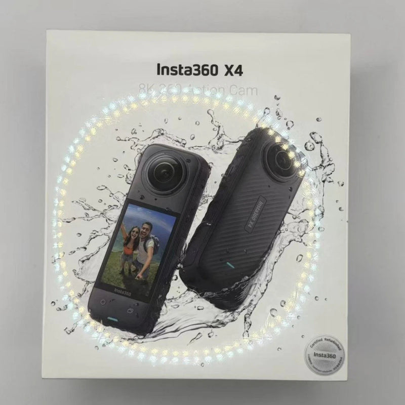 Insta360 X4 8K High-Res 360 Camera - 4K Wide Angle - FlowState