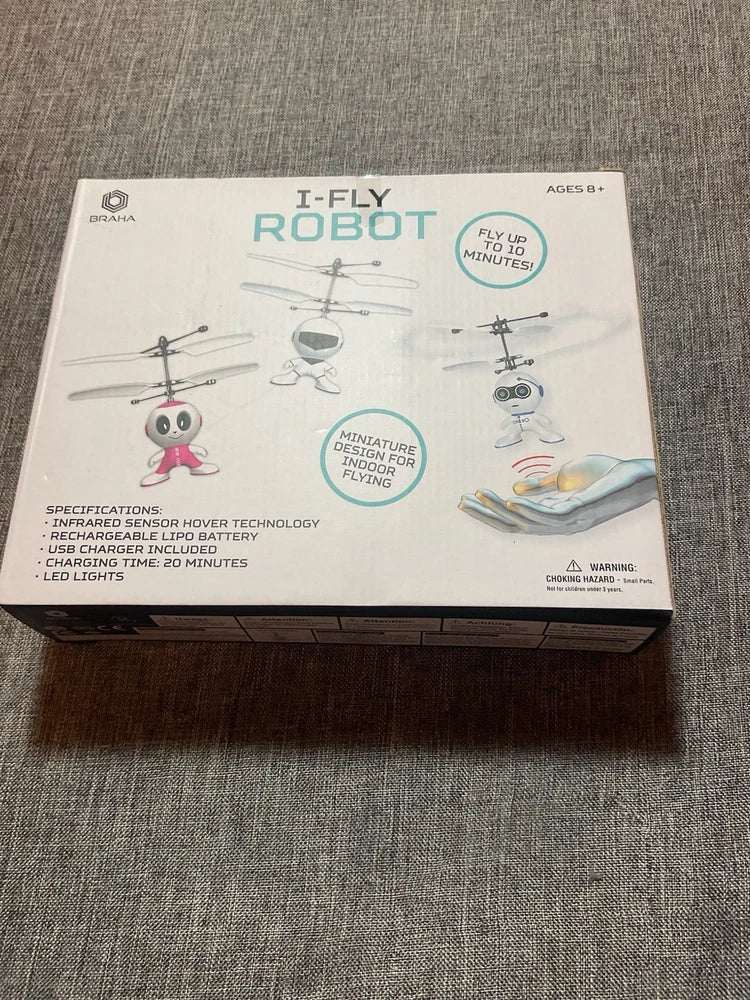 Braha I-Fly Robot Mini Hover Drone Robot-infrared Sensor, Indoor Flying-New