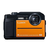 Used, excellent condition Panasonic LUMIX DC-FT7 orange