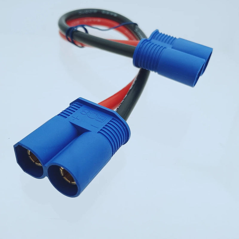 EC8 Male to Male cable 8AWG 10CM Extension cable For RC Lipo Airsoft Battery