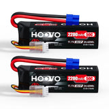 3S 11.1V Lipo Battery 2200mAh 50C with EC3 Plug 2pack Battery